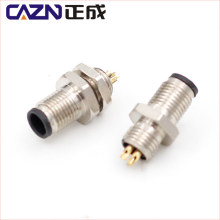 IP67 IP68 3PIN 4PIN M5 female male front panel mount socket m5 connector  3pin connector
